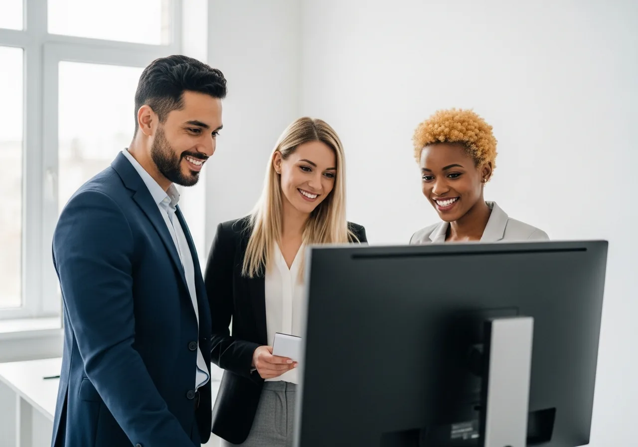 Equipo de Web Premiere trabajando en estrategia digital